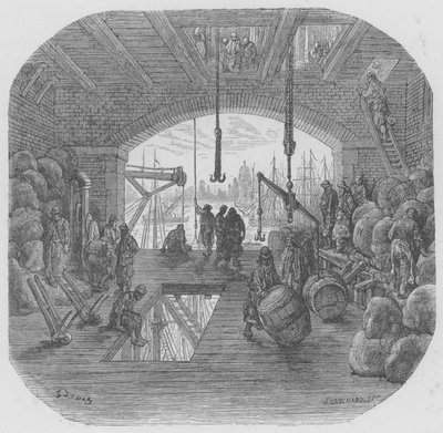 A Warehouse in the City by Gustave after Dore